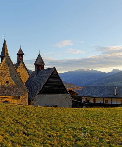 Dreikirchen at sunset