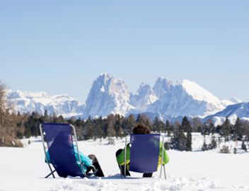 Die Villanderer Alm im Winter