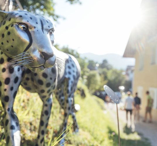 Sculpture of a panther