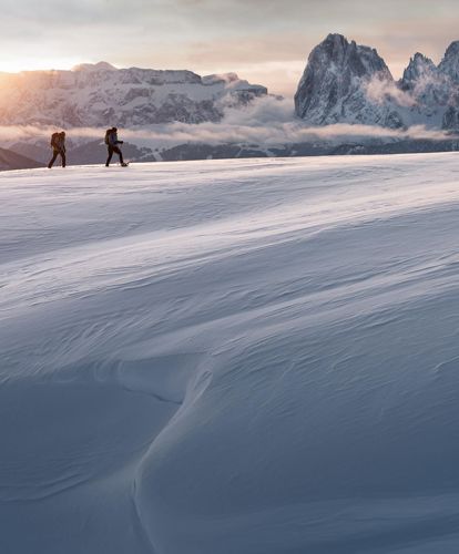 Schneeschuhwandern auf der Villanderer Alm